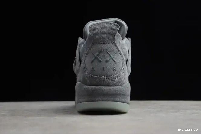 MaikeSneakers Grey KAWS 930155-003 Air 4 Cool Jordan x 0504